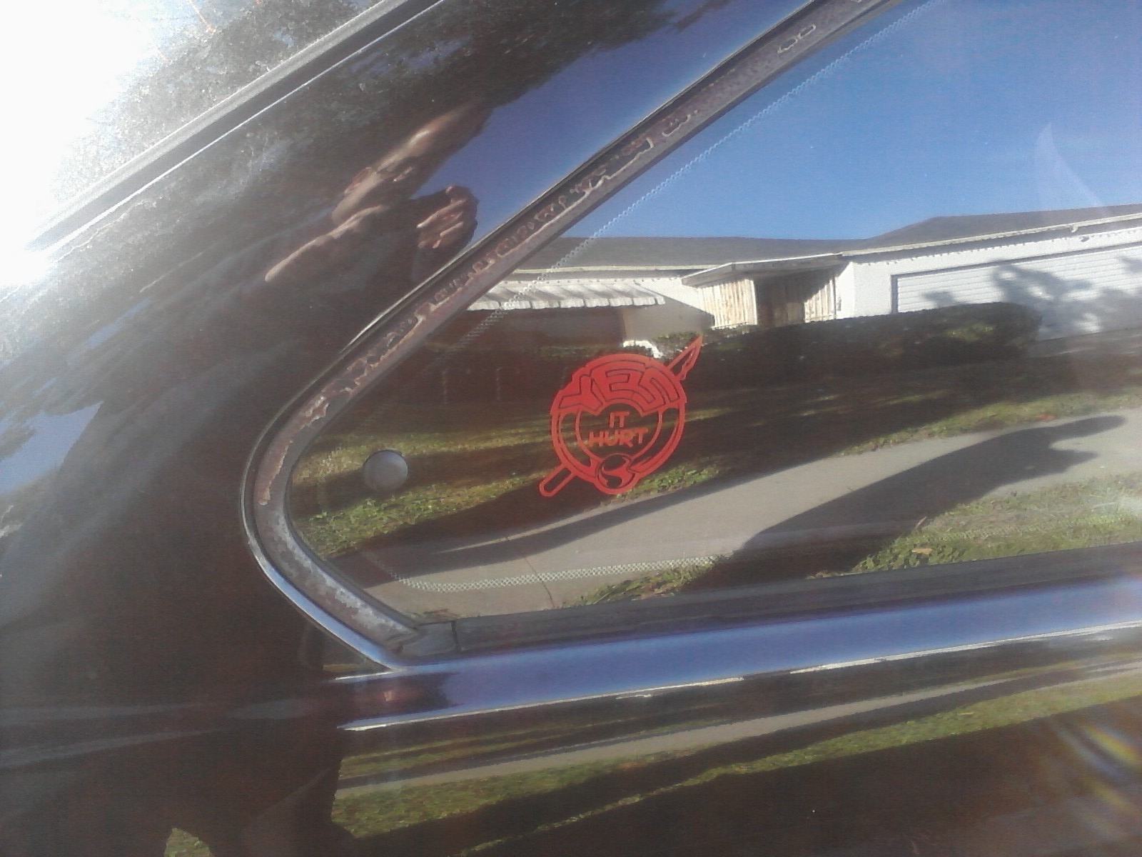 Yes It Hurt Vinyl Decal Sticker For Vehicles